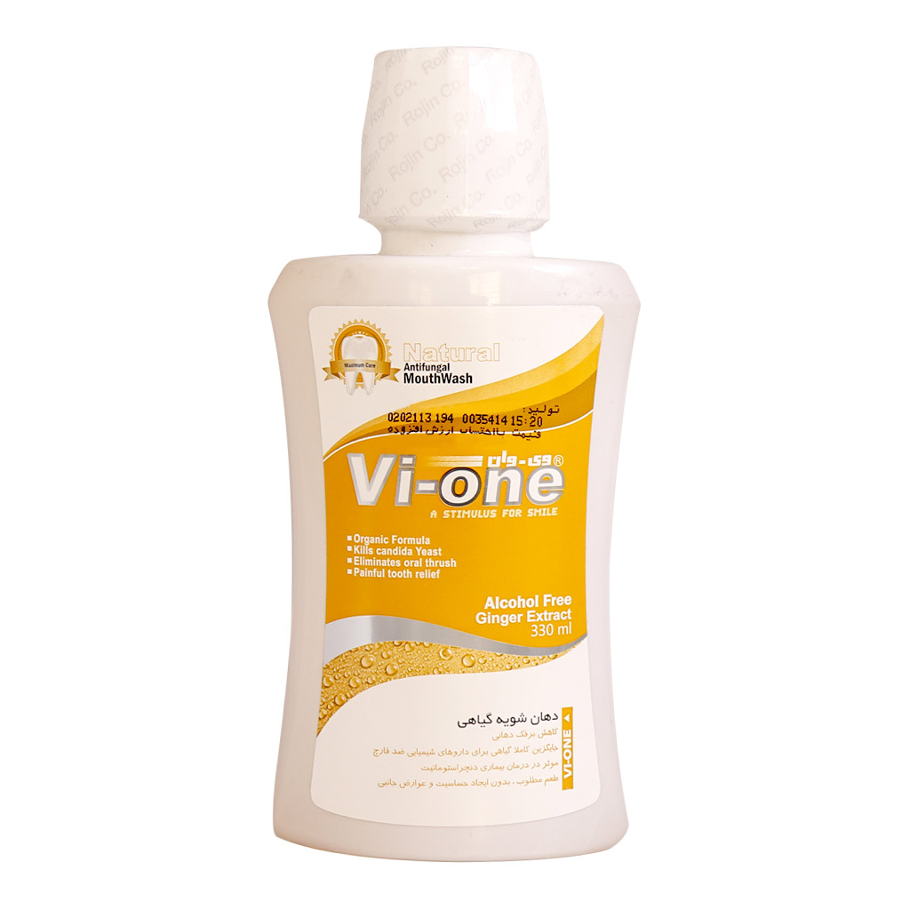 دهان شویه وی وان مدل Natural حجم 330 میلی لیتر